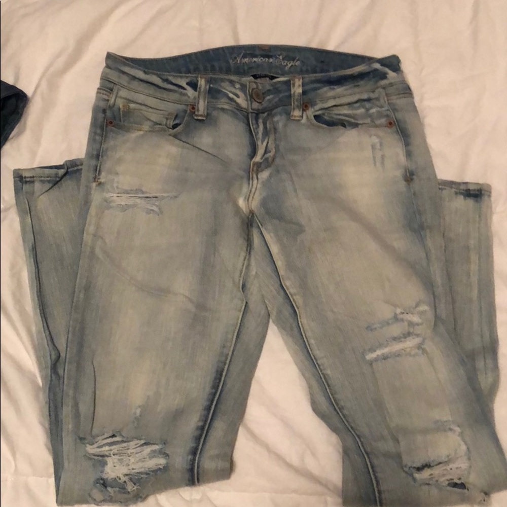 American eagle skinny jeans.